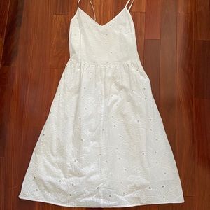 PERFECT FOR THE BRIDE - Saks Fifth Avenue Tea Length White Dress